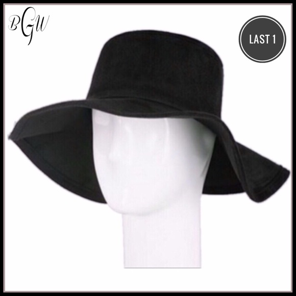 ⬇️Final Sale Awesome Suede Floppy Hat - Picture 4 of 4